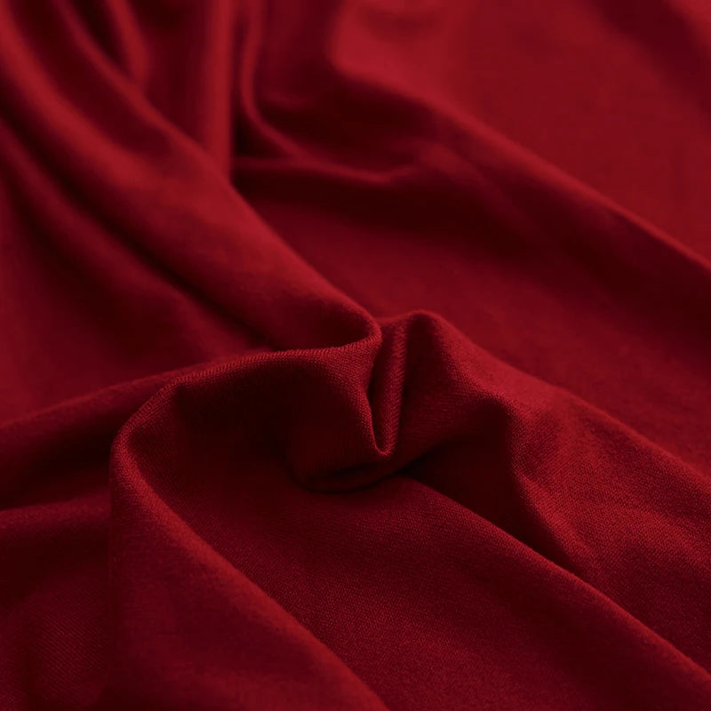 Solid Color Milk Silk Elastic Sofa Cover - All-Season Dustproof