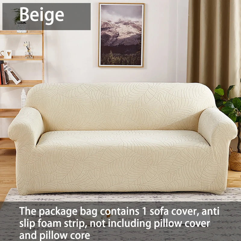 Thick Elastic Jacquard Sofa Cover for 1-4 Seater & L-Shaped Sofas