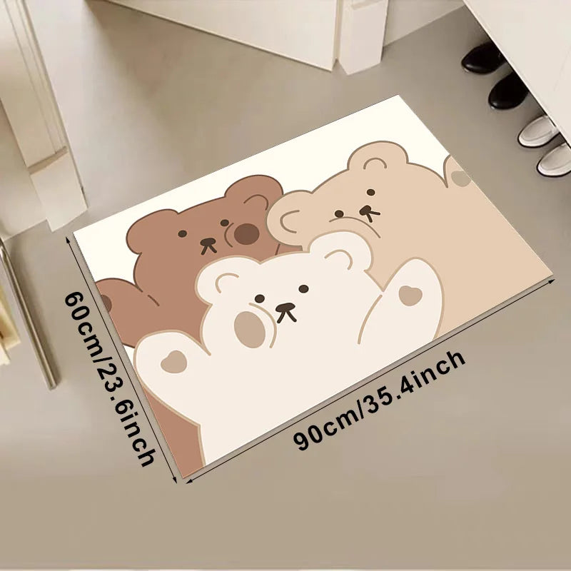 VIKAMA Children's Cartoon Game Lightweight Rug Living Room Bedroom Kindergarten Washable Stain-resistant Size Optional Carpet