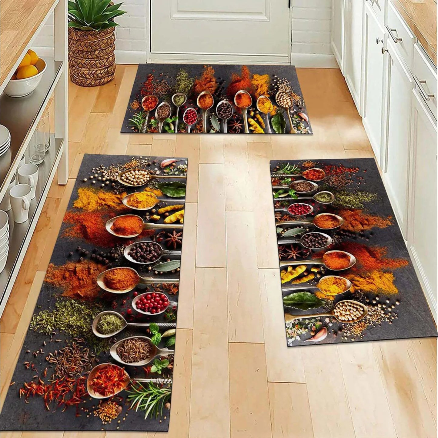 Modern Anti-Slip Kitchen & Entrance Rug