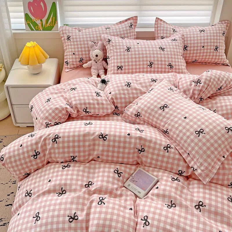 Green Nordic Duvet Cover Bedding Set