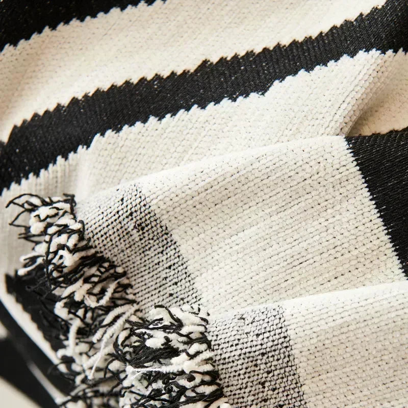Nordic Tassel Throw Blanket Full Four Season Cotton Sofa Cover Towel Dust Anti-cat Scratch Protection Covers Sofa Blanket Carpet