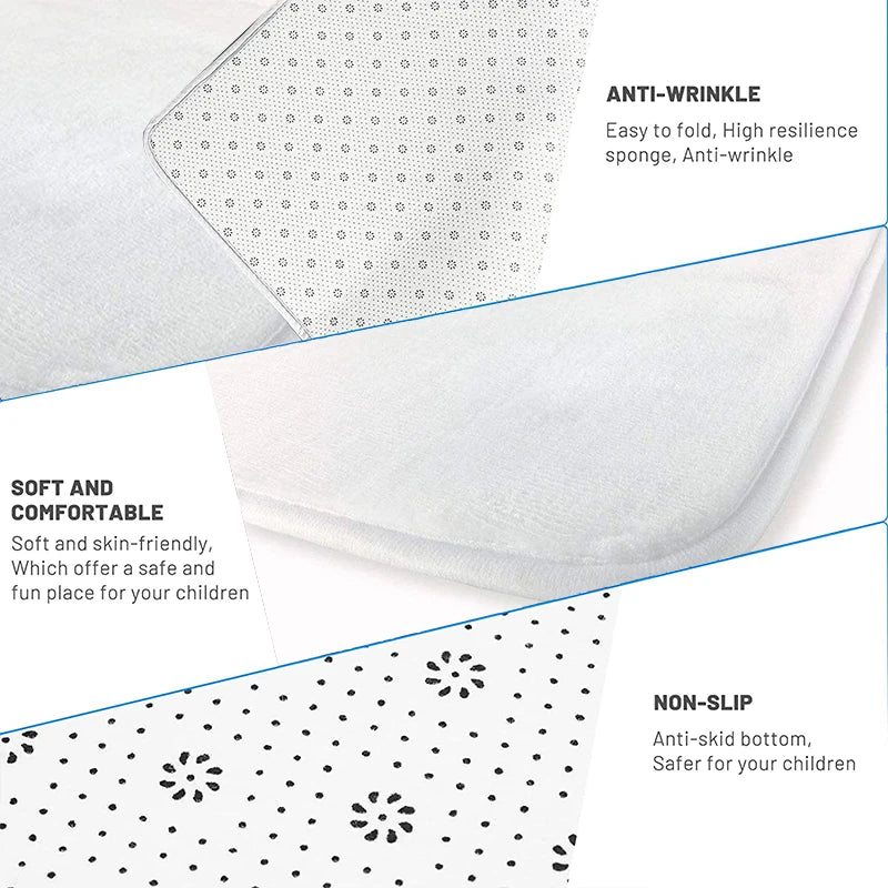 Modern Golden Geometric Non-slip Area Rug