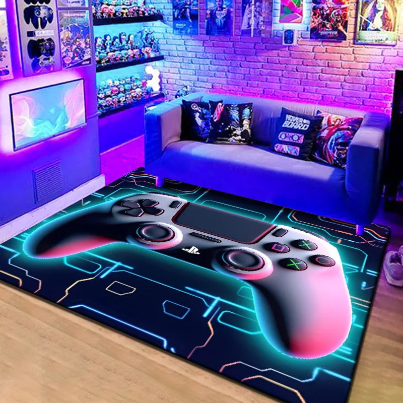 3D Gaming Grip Non-slip Washable Rug