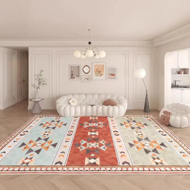 Crystal Pile Washable Stain-Resistant Rug
