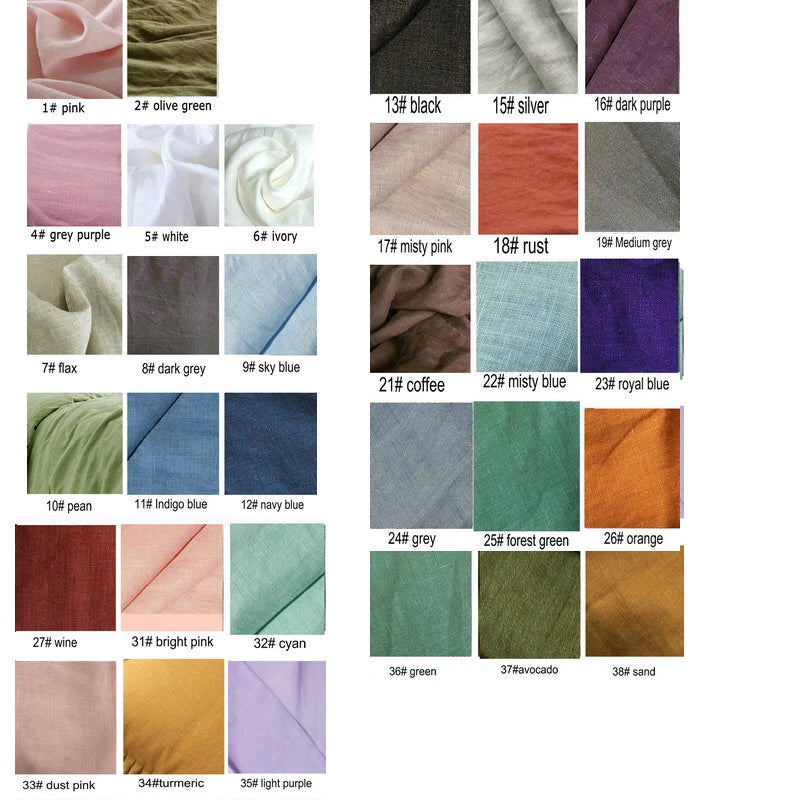 100% French Linen Duvet Cover