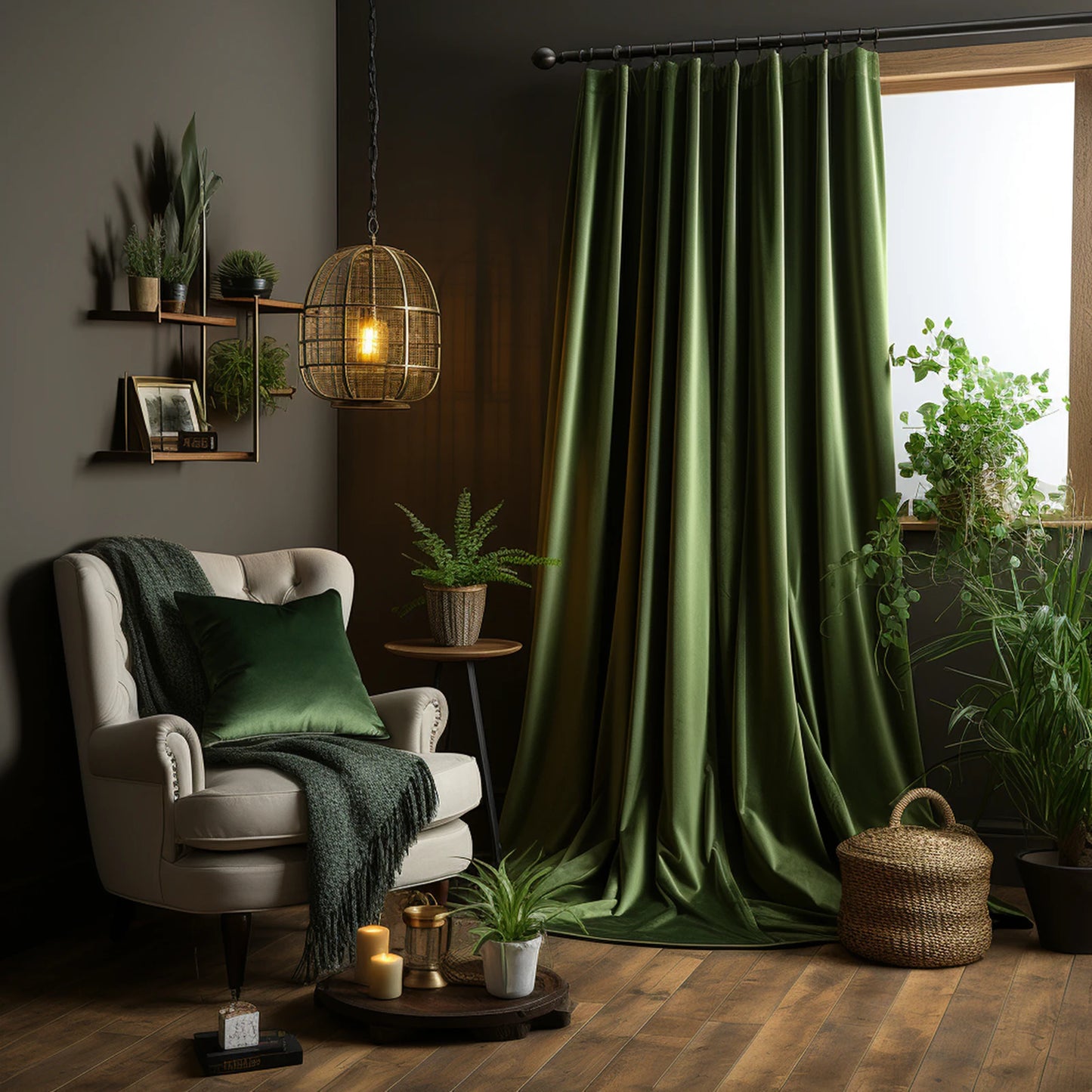 Luxury Velvet Curtains for Living Room Bedroom Retro Thicken Window Drapes Nordic Thermal Heavy Curtains Christmas Red Curtains