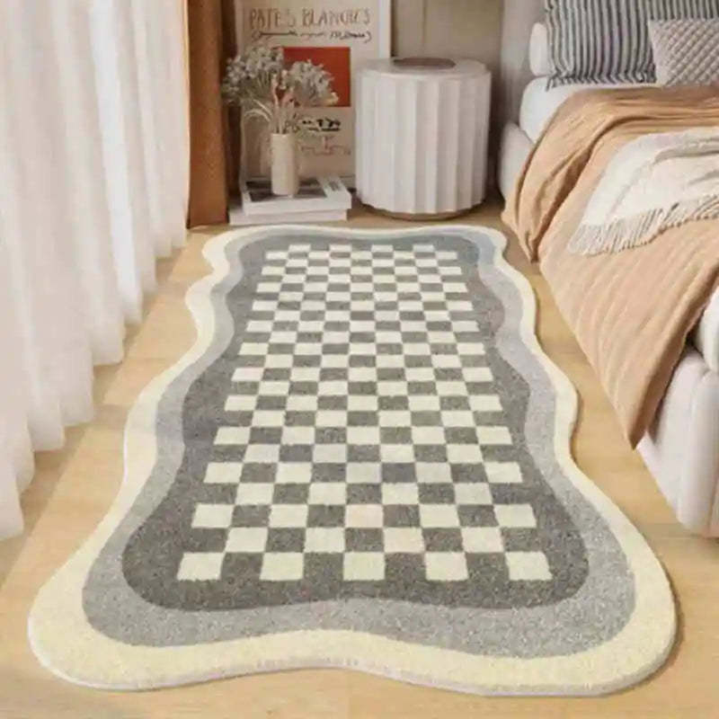 Edge Shaped Comfortable Decorative Rug
