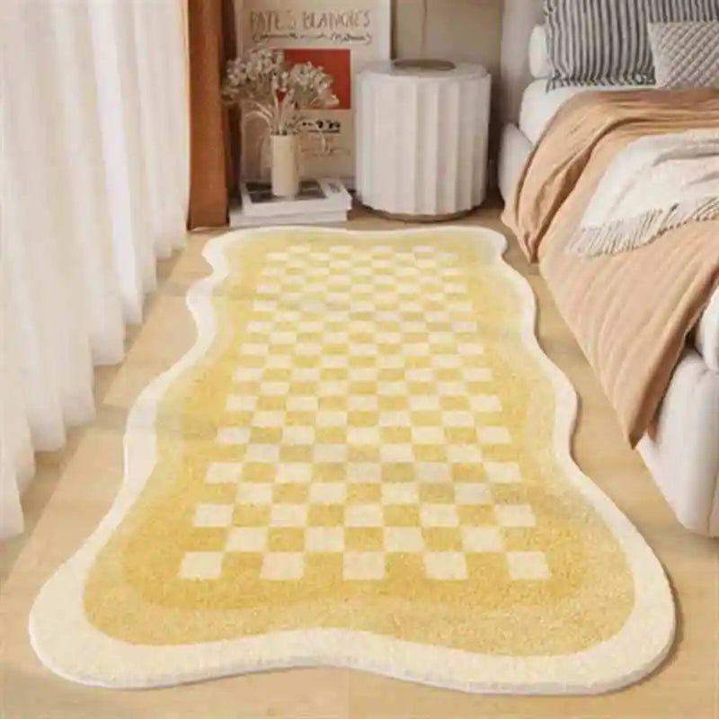 Edge Shaped Comfortable Decorative Rug