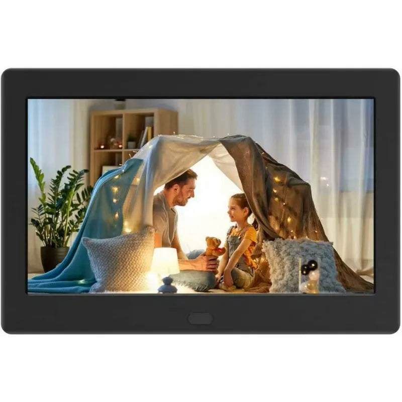 10"Digital Picture Photo Frame IPS Full-View Screen Photo Album 1280*800 Clock Calendar Video Player with Remote Control