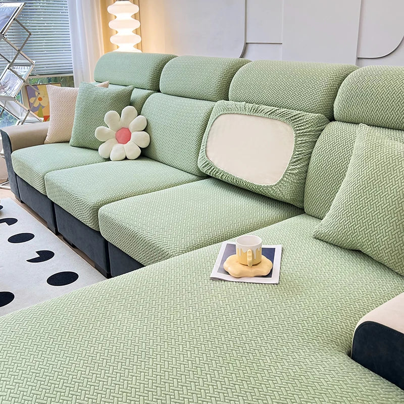 Jacquard Elastic Sofa Slipcover for Sofa