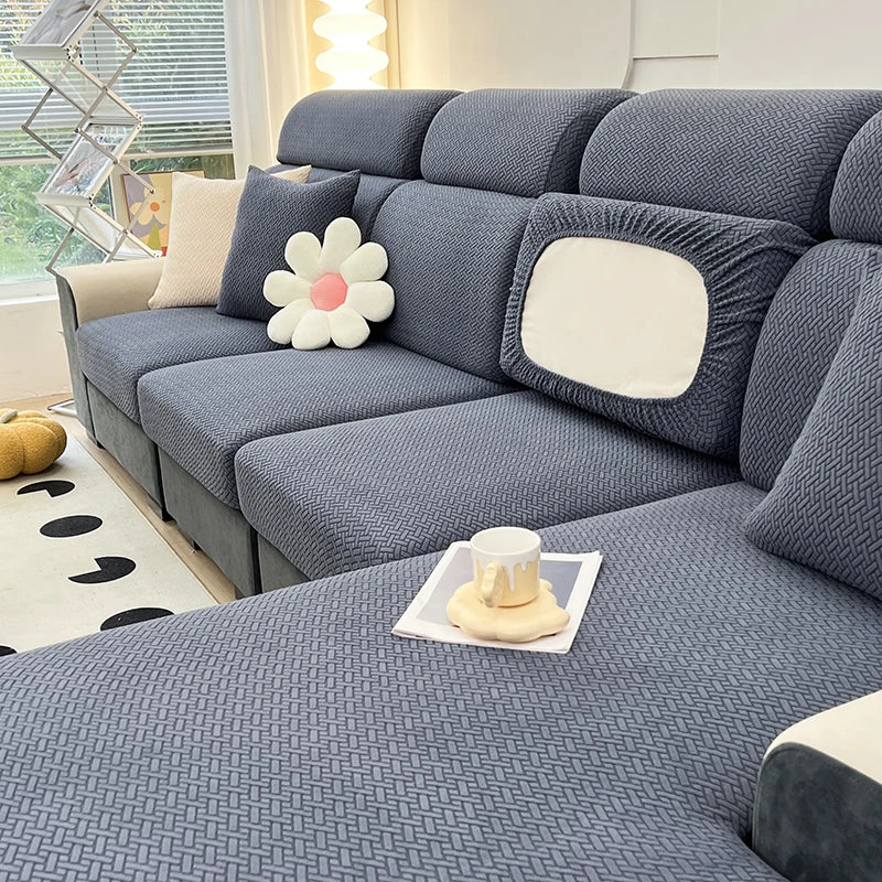 Jacquard Elastic Sofa Slipcover for Sofa