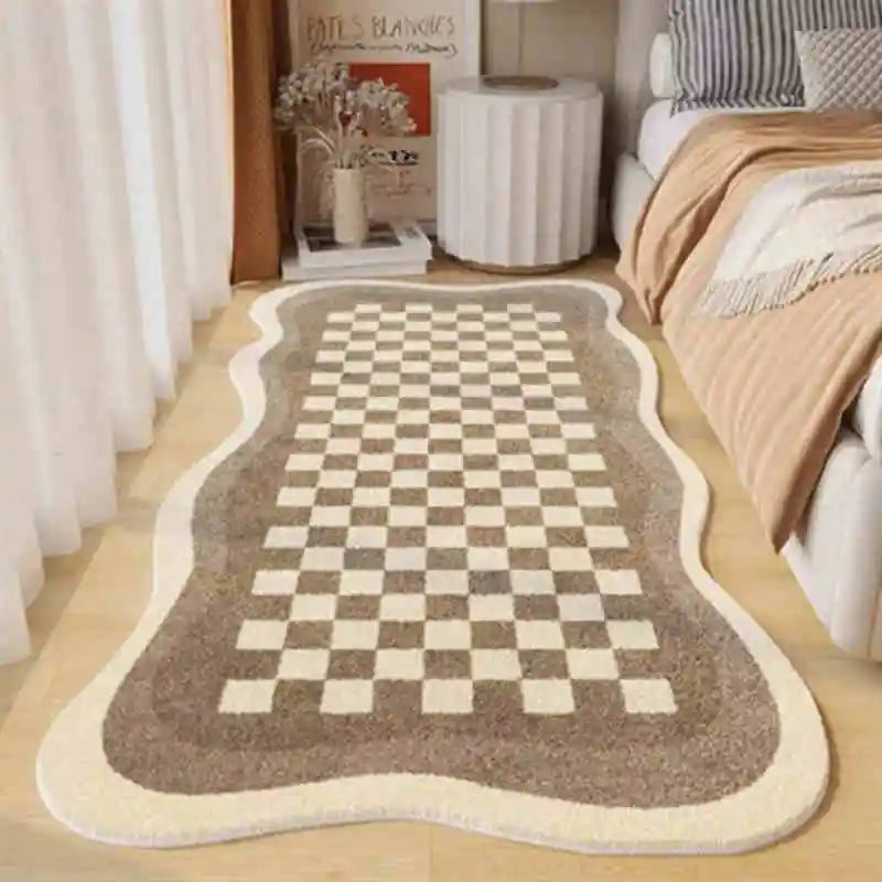 Edge Shaped Comfortable Decorative Rug