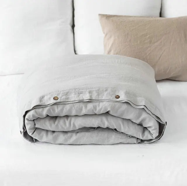 100% French Linen Bedding Set