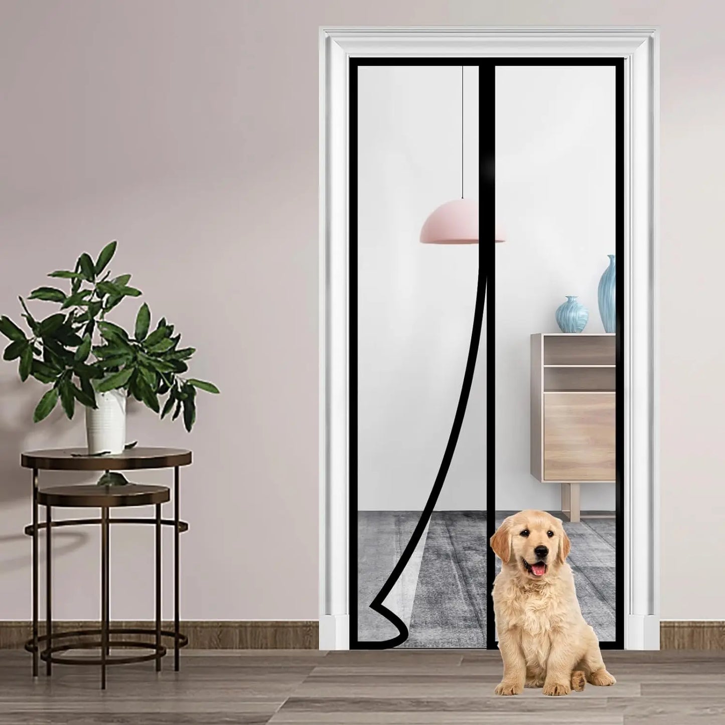 TPU Transparent Door Screen Warm Windproof Curtain Non Perforated Air Conditioning Door Film Magnetic Automatic Closing for Door
