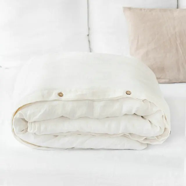 100% French Linen Bedding Set