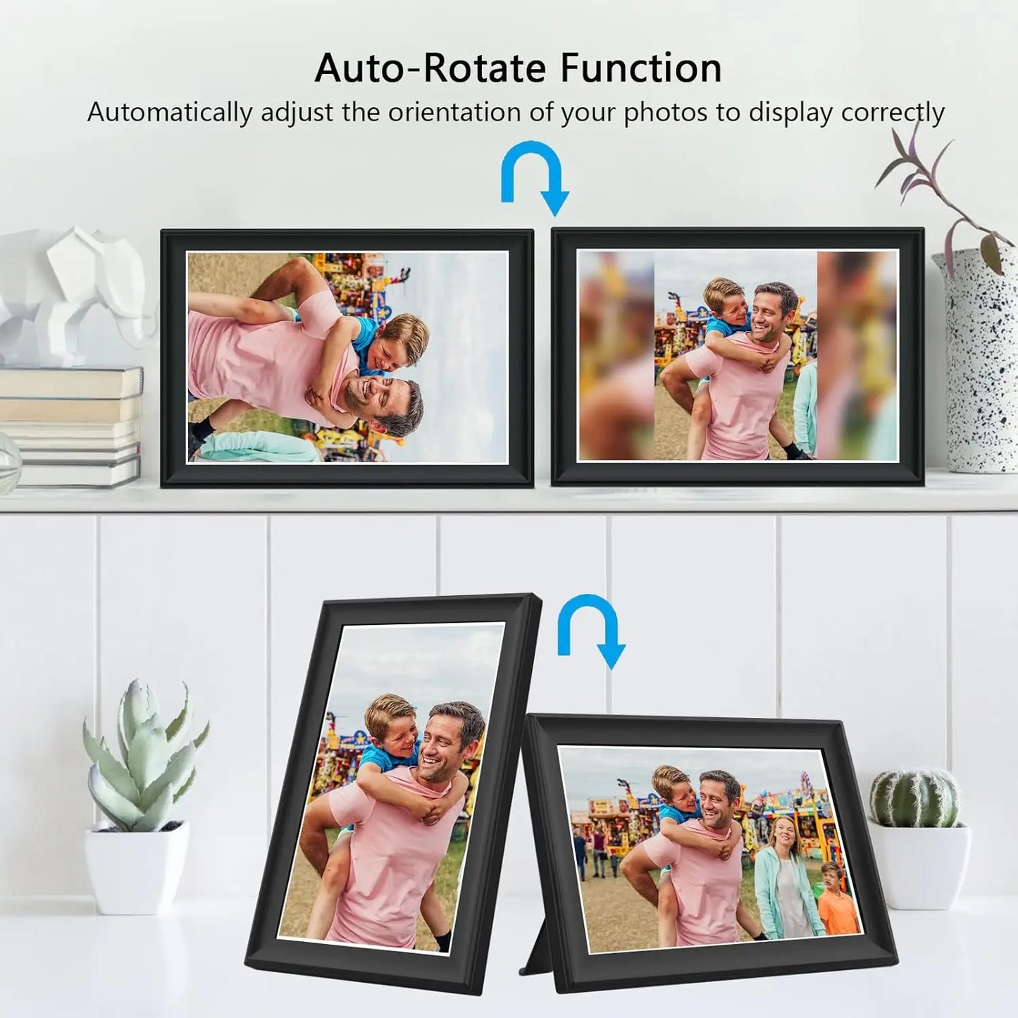 Frameo/Uhale Digital Picture Frame 10.1 Inch 32GB/64GB Smart WiFi digital photo frame with 1280x800 IPS HD Touch Screen