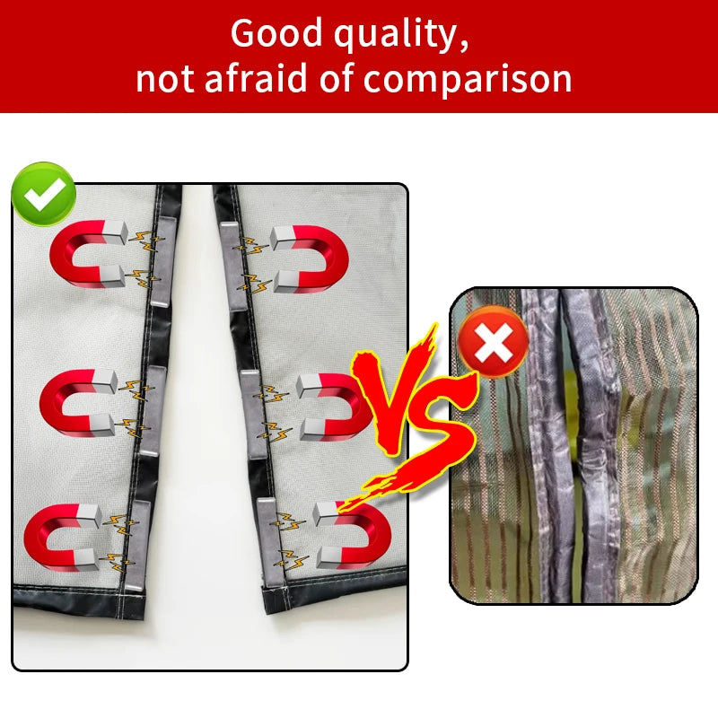 Magnetic screen curtains custom door size,mosquito net custom door size,mosquito net chain automatic closing living room kitchen