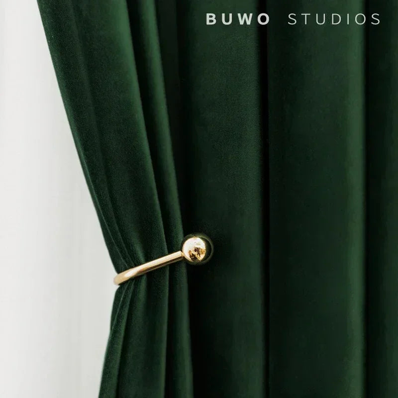 Luxury Royal Blue Velvet Curtains