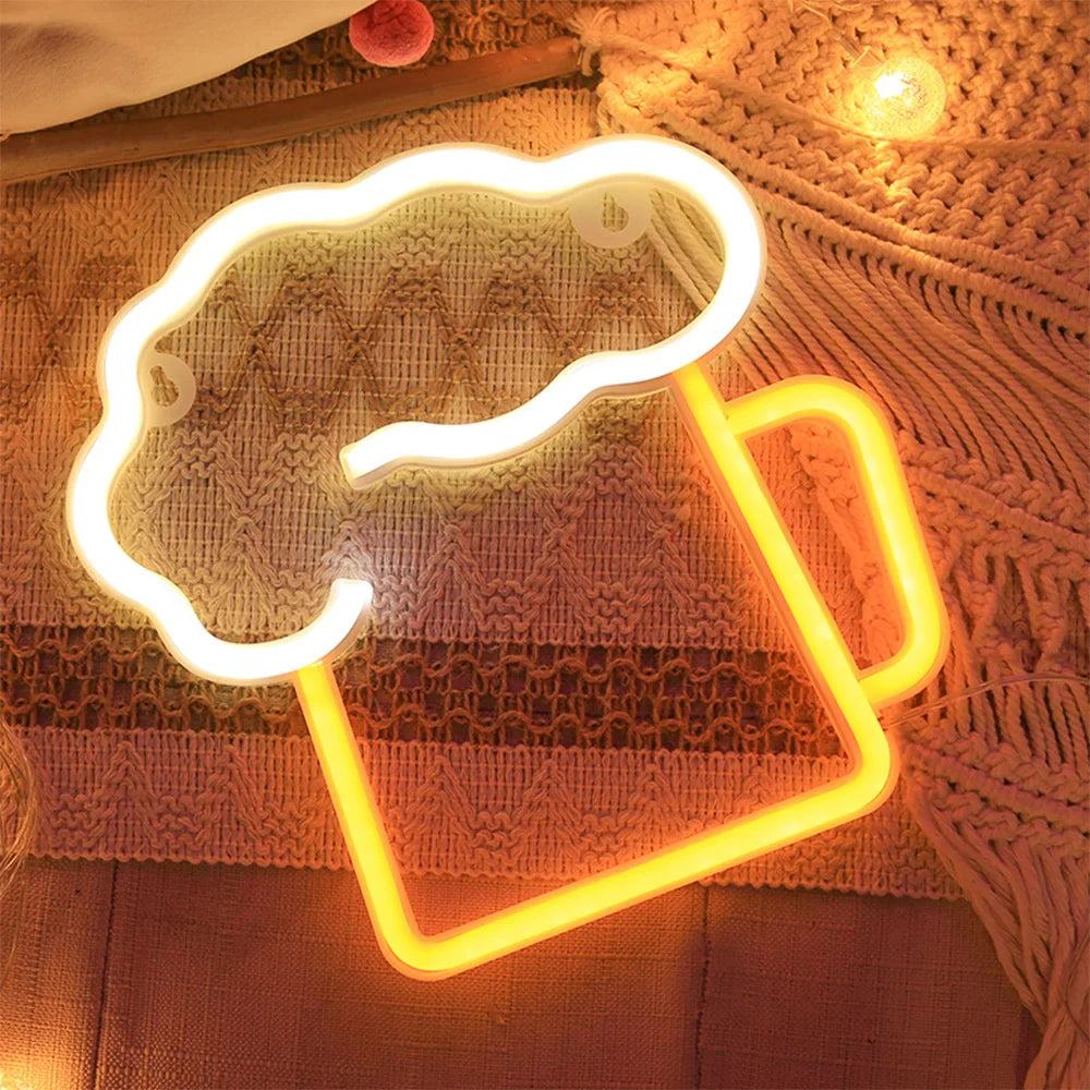 LED Neon Musical Note Wall Decor