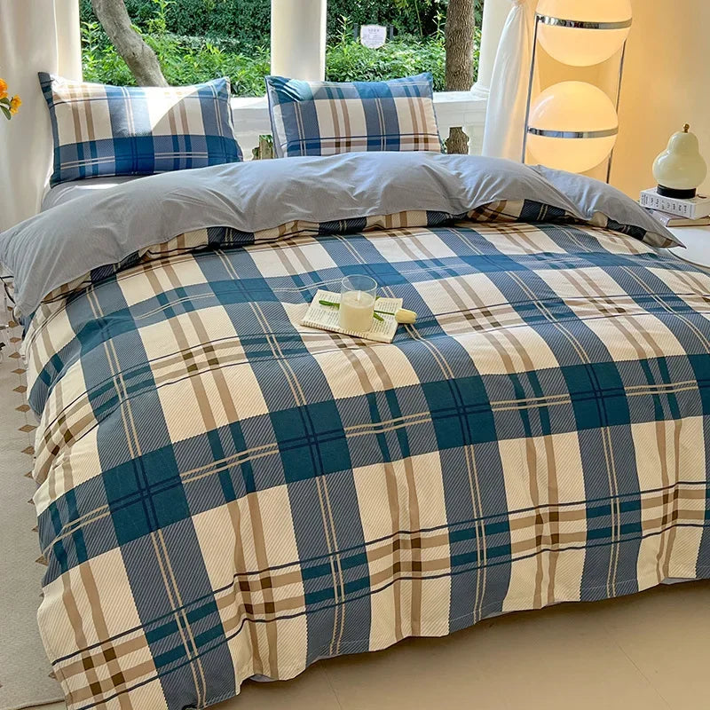 Kawaii Bear & Dinosaur Printed Bedding Set
