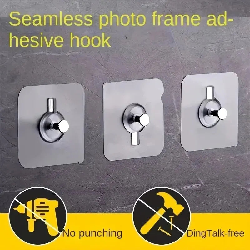 10pcs Punch-Free Wall Hooks