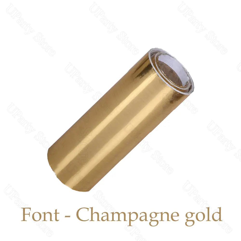 Wedding Welcome Sign Sticker Champane Mirror Gold Customized Wedding Party Welcome Vinyl Stickers for Wedding Bridal Shower Deco