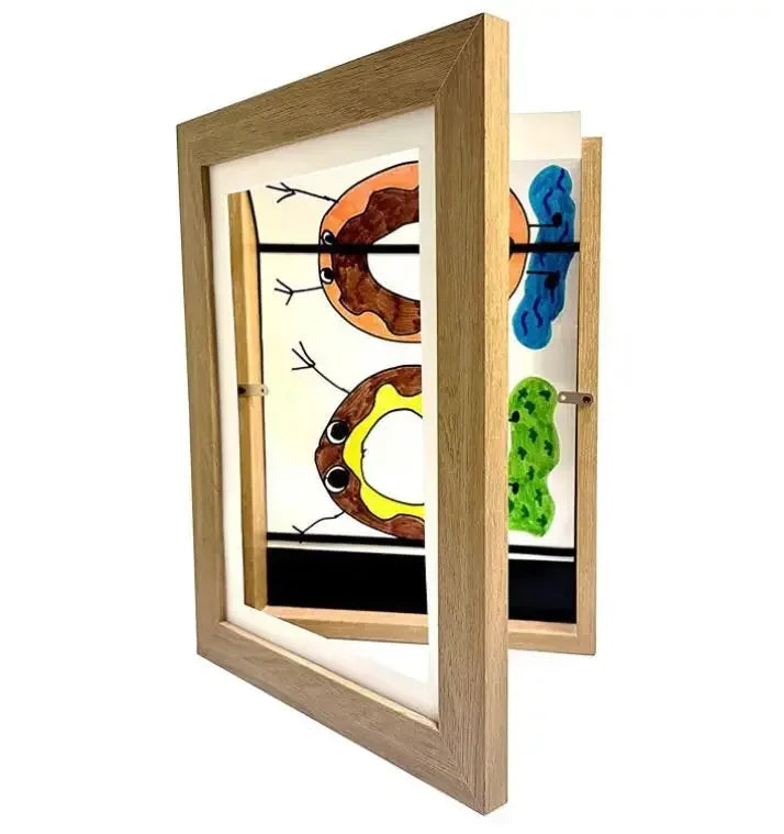 Simple Wooden Flap Photo Frame A4