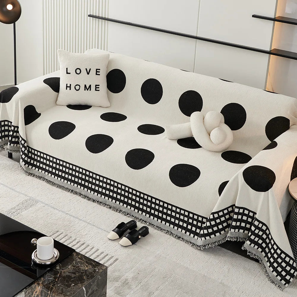 New Chenille Jacquard Sofa Towel One-piece Type Cloth Towel All-inclusive Sofa Cover Dust Anti Cat Scratch Non-slip Sofa Blanket