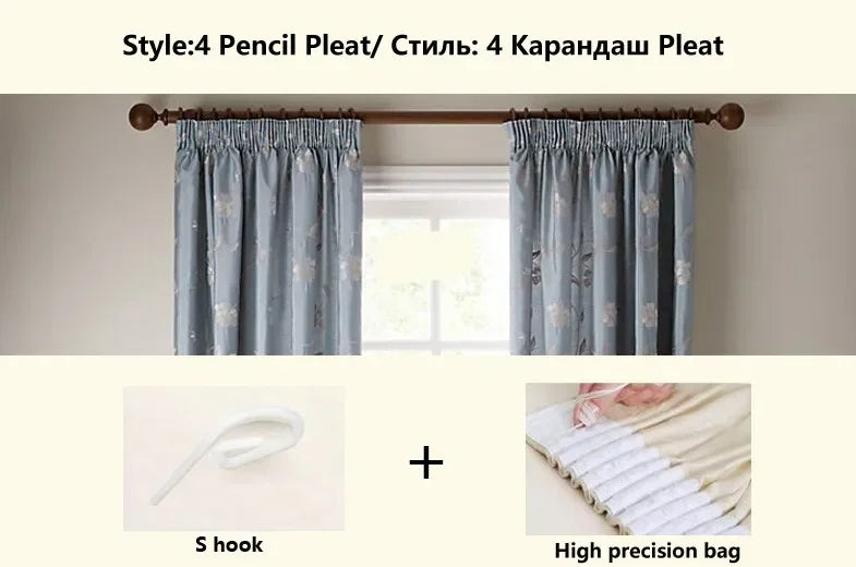 Custom Beige Chenille Luxury Curtains