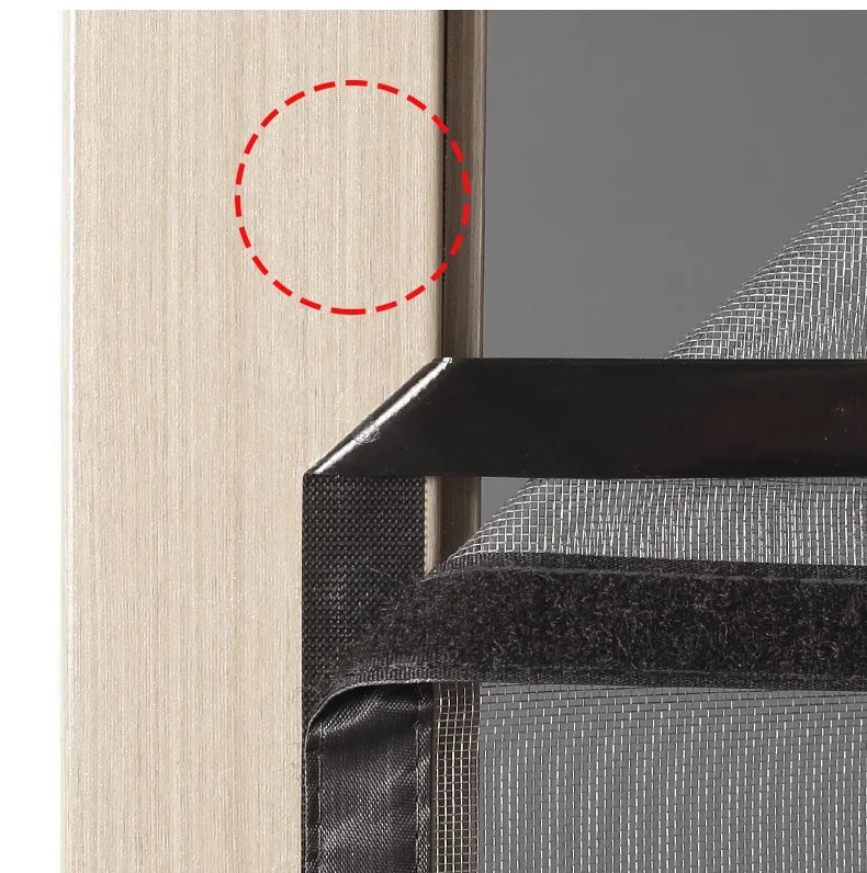 Magnetic screen curtains custom door size,mosquito net custom door size,mosquito net chain automatic closing living room kitchen