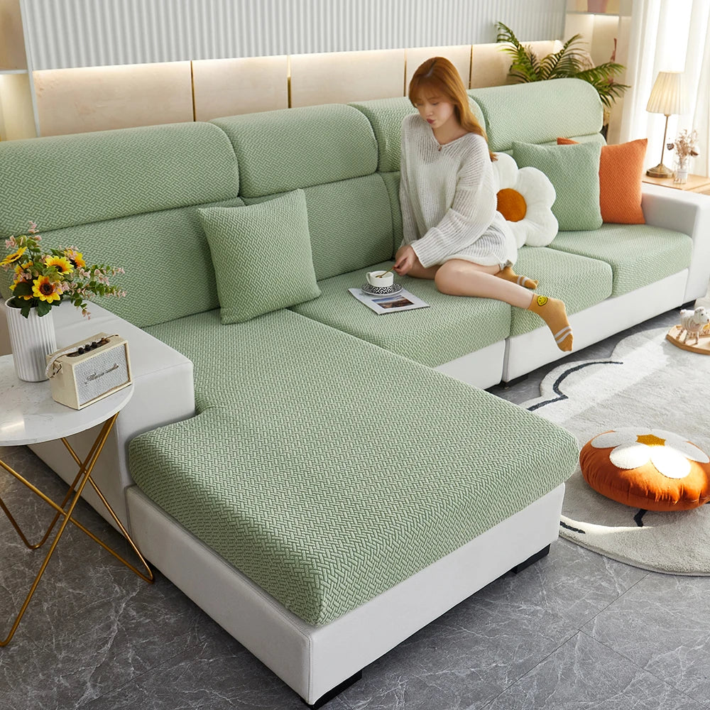Jacquard Elastic Sofa Slipcover for Sofa