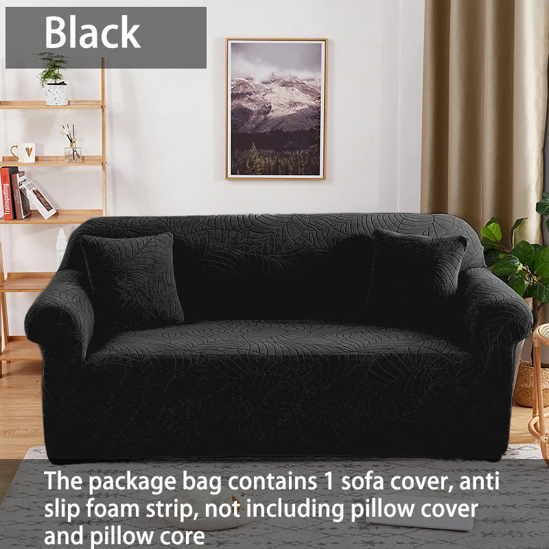 Thick Elastic Jacquard Sofa Cover for 1-4 Seater & L-Shaped Sofas