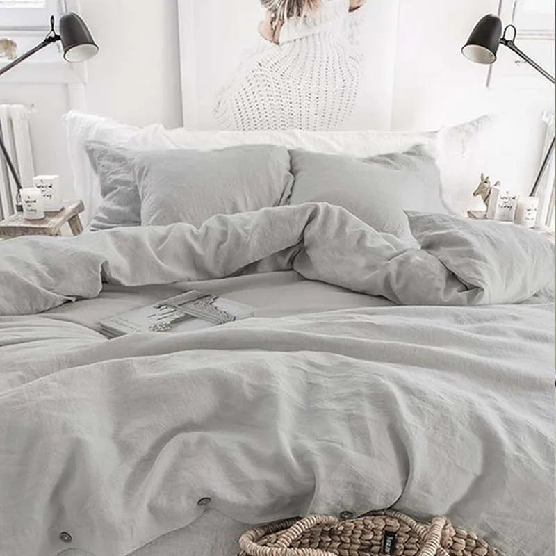100% French Linen Duvet Cover