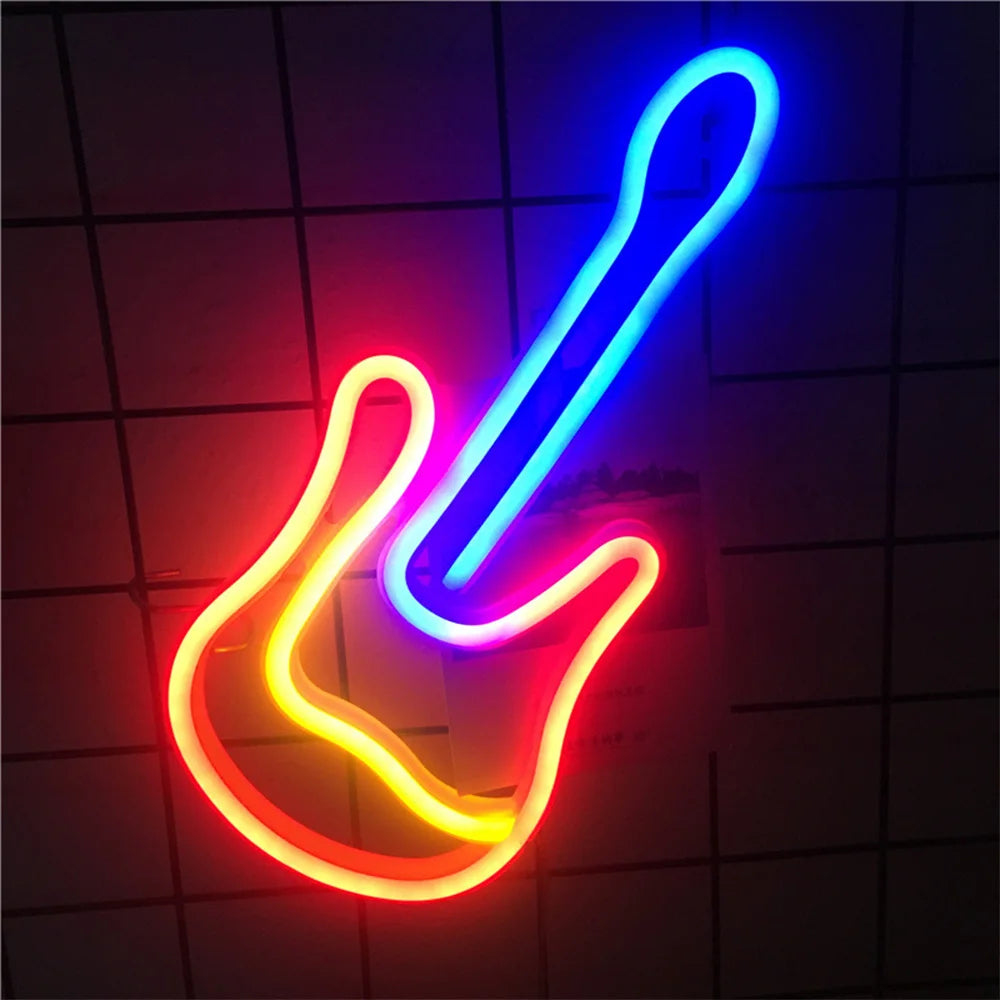 LED Neon Musical Note Wall Decor