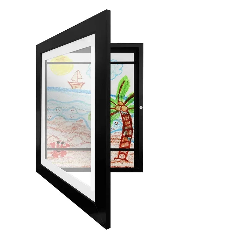 Simple Wooden Flap Photo Frame A4