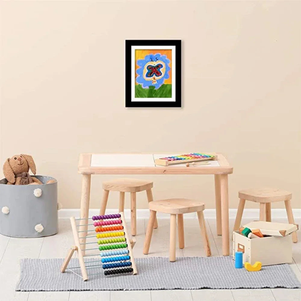 Simple Wooden Flap Photo Frame A4
