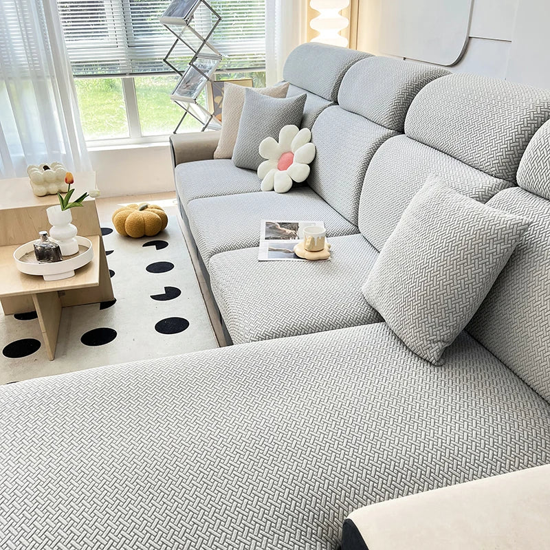 Jacquard Elastic Sofa Slipcover for Sofa