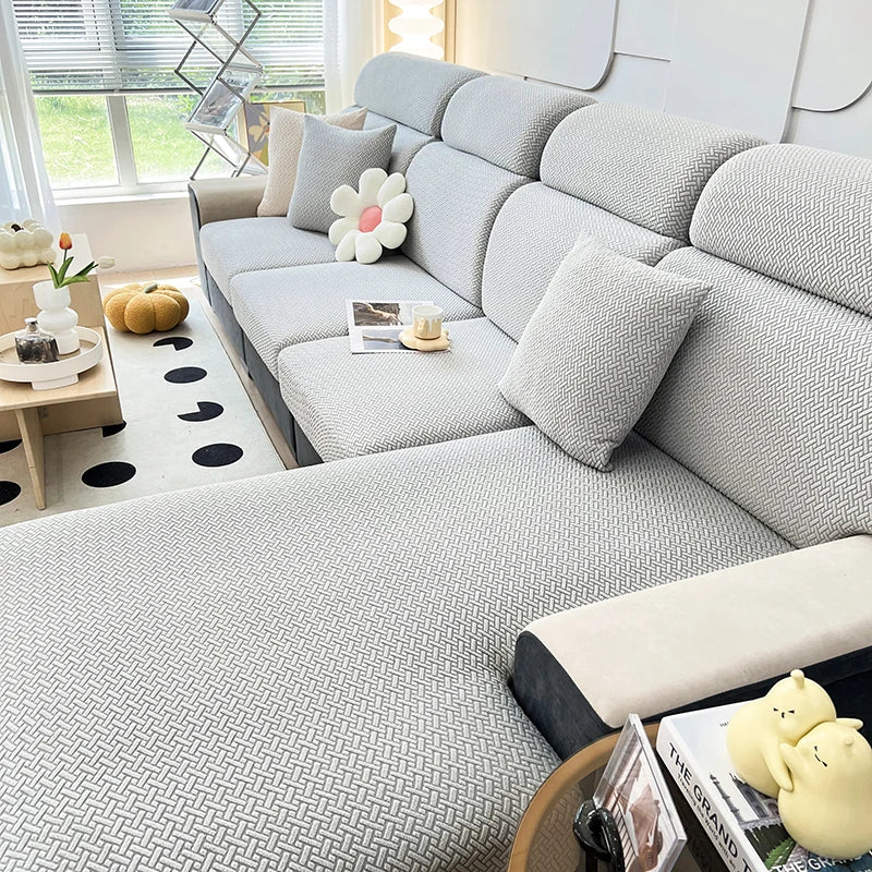 Jacquard Elastic Sofa Slipcover for Sofa