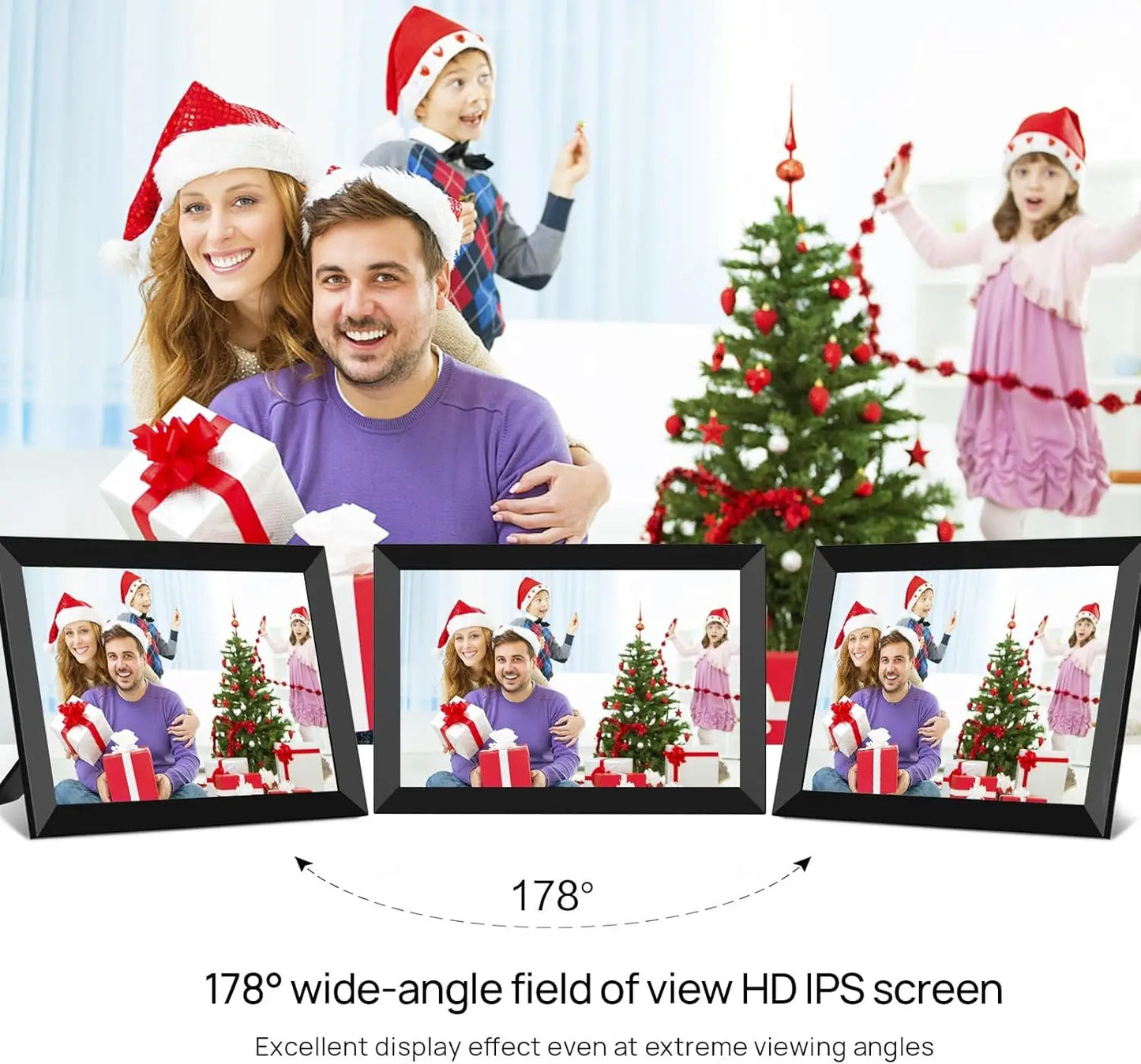 Frameo/Uhale Digital Picture Frame 10.1 Inch 32GB/64GB Smart WiFi digital photo frame with 1280x800 IPS HD Touch Screen