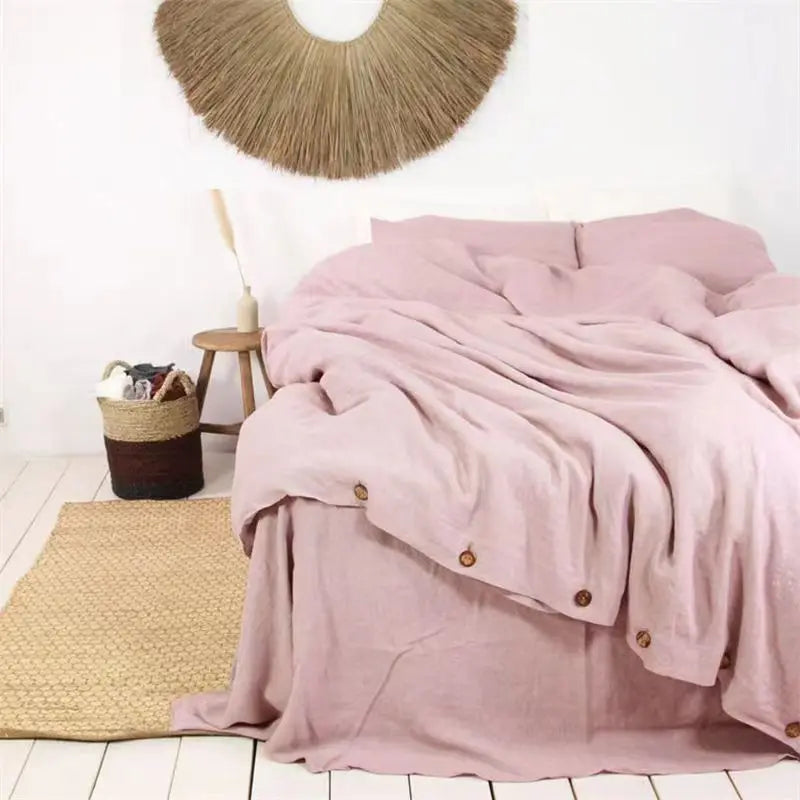 100% French Linen Duvet Cover