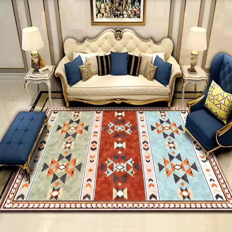 Crystal Pile Washable Stain-Resistant Rug