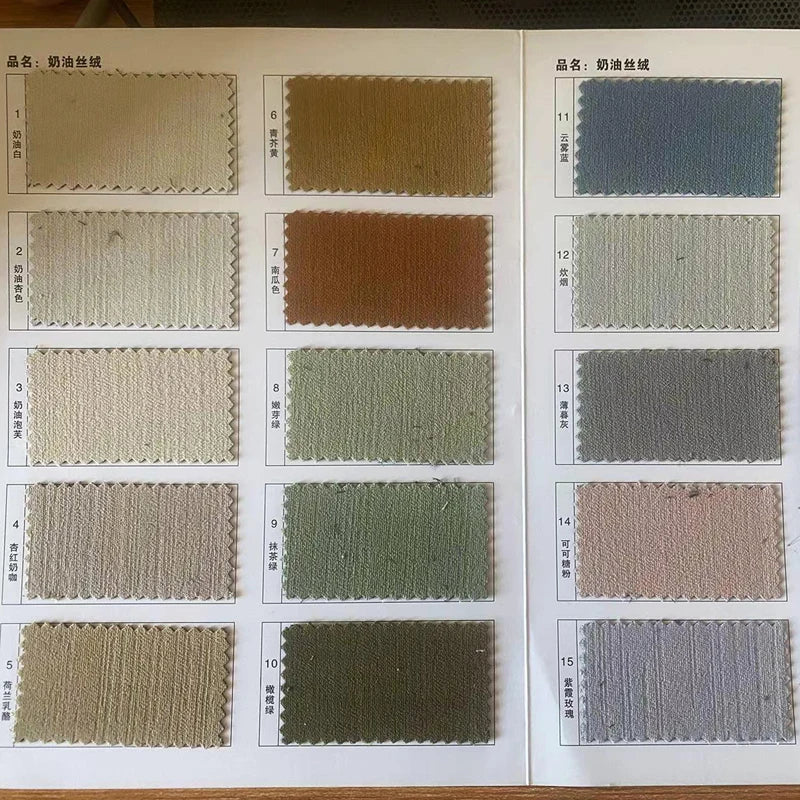 Custom Size Super Soft Chenille High Blackout Curtains for Bedroom Living Room Romantic Colors Three-dimensional Texture