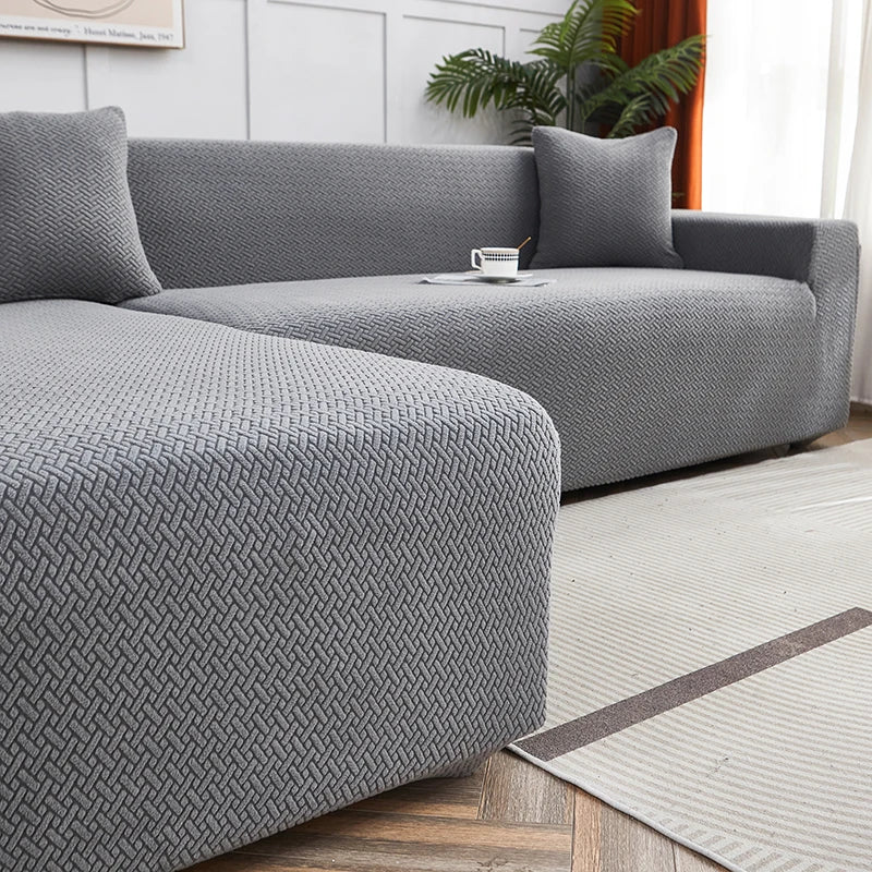 Jacquard Dustproof Sofa Cover - Removable & Washable Protector
