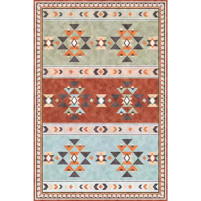 Crystal Pile Washable Stain-Resistant Rug