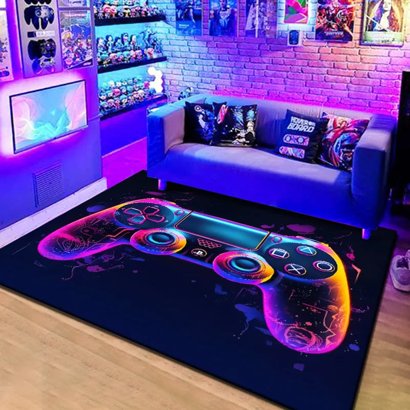 3D Gaming Grip Non-slip Washable Rug
