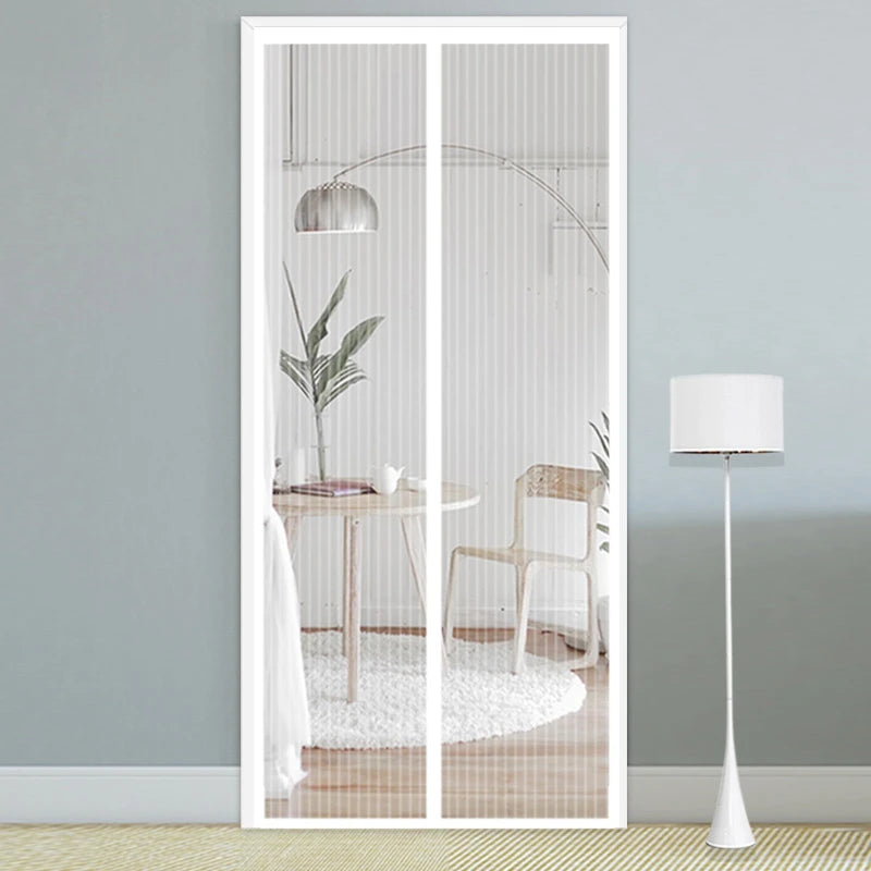 Multisize Anti-Mosquito Net Self-adhesive Anti-Mosquito Curtain Anti Bug Insect Mesh Net No Punching Automatic Closing Curtains