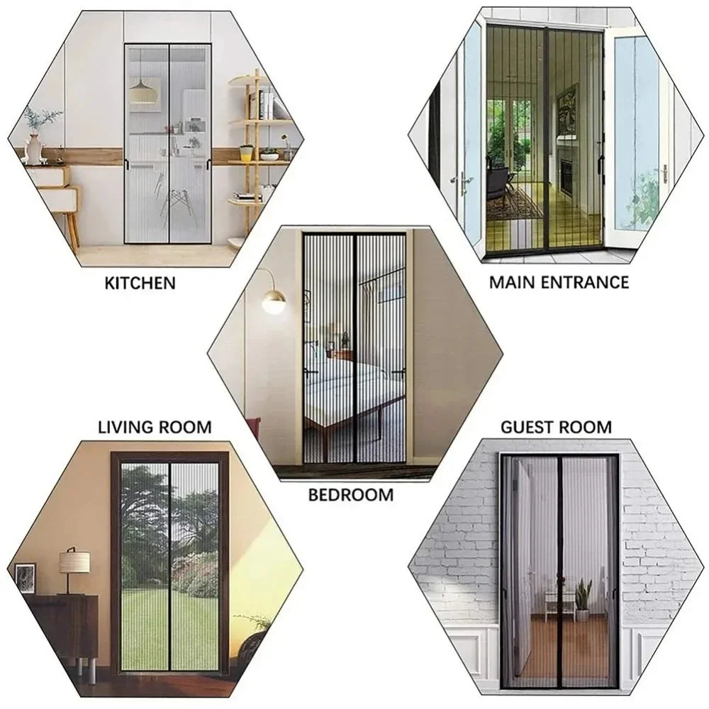Mosquito Net Mosquito Net for Window Curtain Flipper Zero Magnetic Door Net Insect Screen Ecoflow Curtains Cover Home Garden