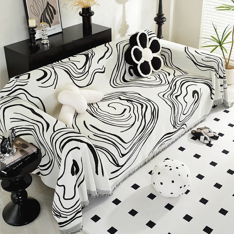 New Chenille Jacquard Sofa Towel One-piece Type Cloth Towel All-inclusive Sofa Cover Dust Anti Cat Scratch Non-slip Sofa Blanket
