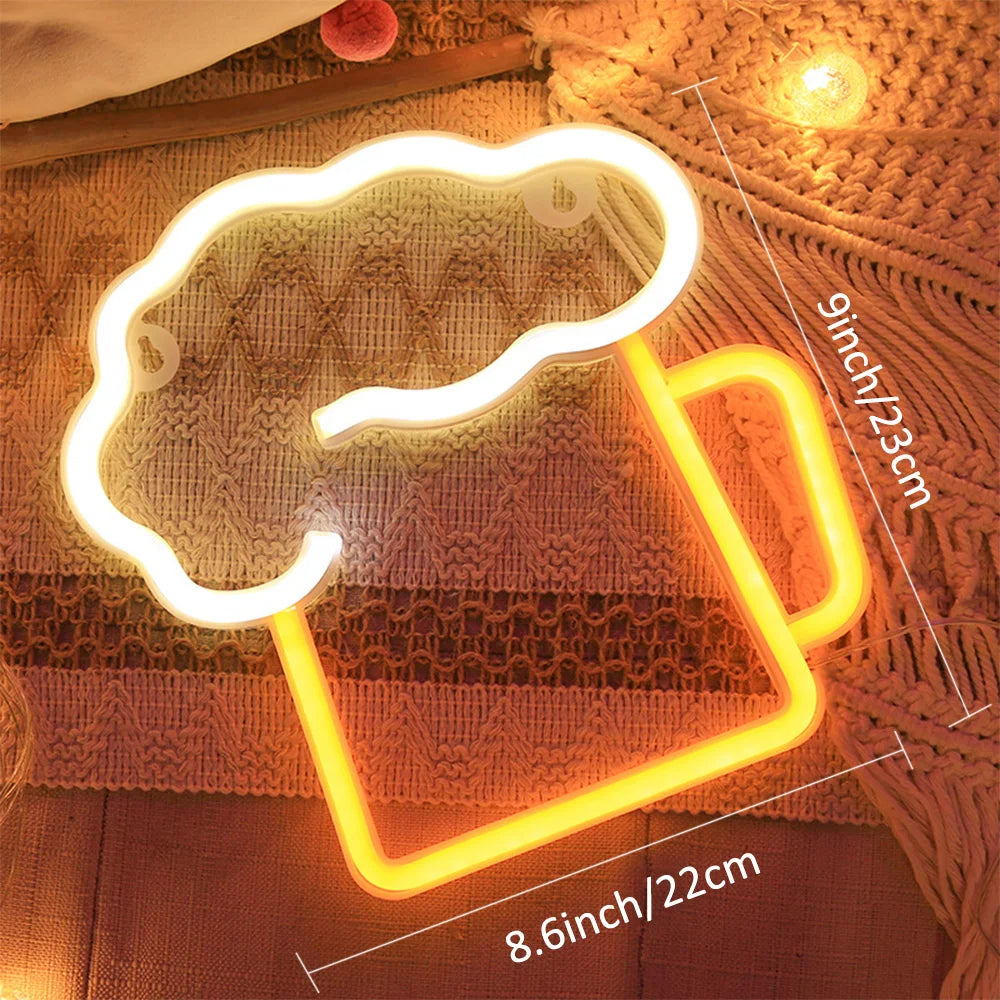 LED Neon Musical Note Wall Decor